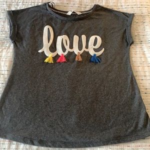 H&M girls short sleeve top EUC